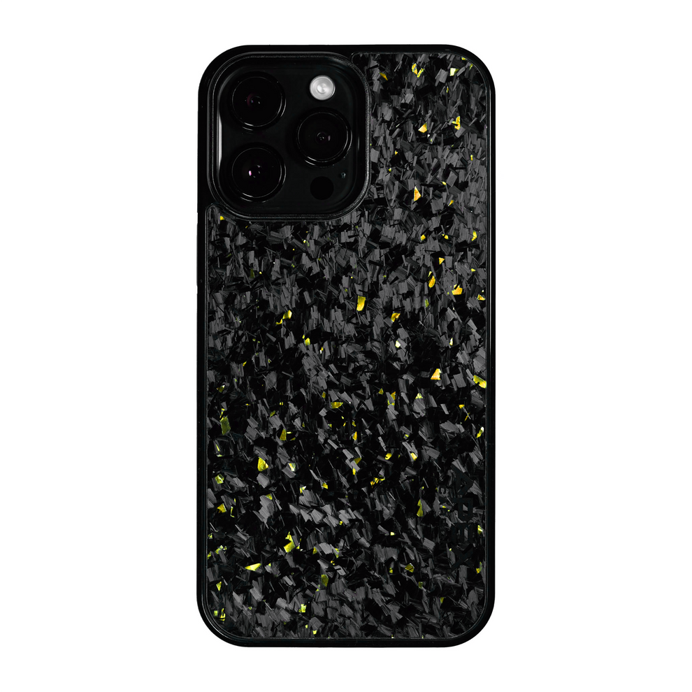 Golden Fragment | Forged Carbon Fiber | Phone Case