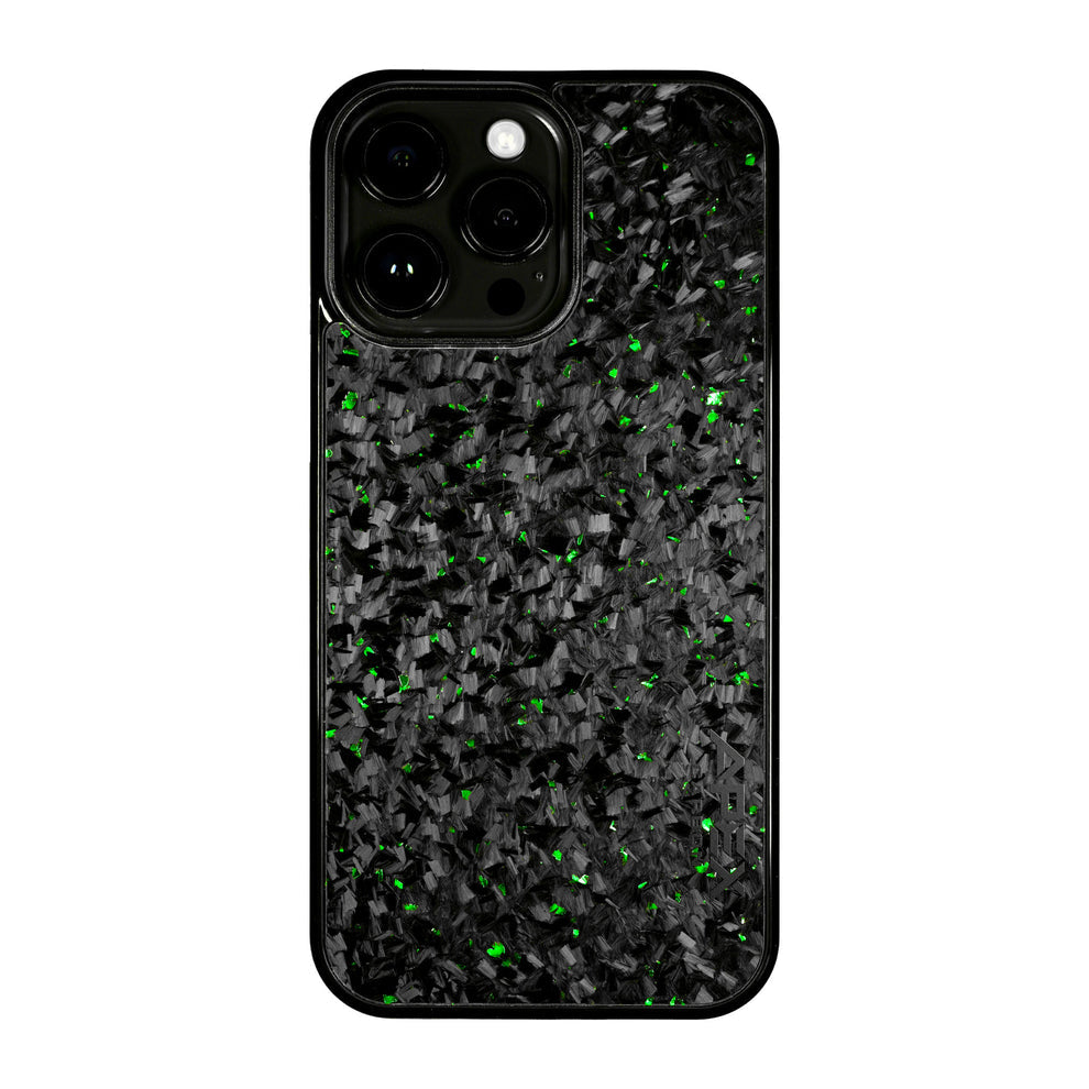 Green Fragment | Forged Carbon Fiber | Phone Case