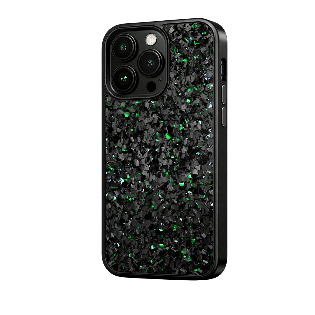 Green Fragment | Forged Carbon Fiber | Phone Case