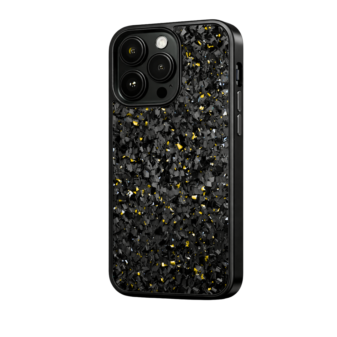 Golden Fragment | Forged Carbon Fiber | Phone Case